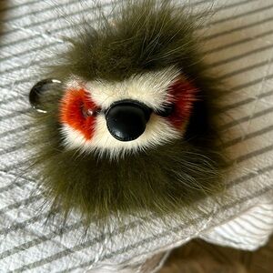 Fur bag charm